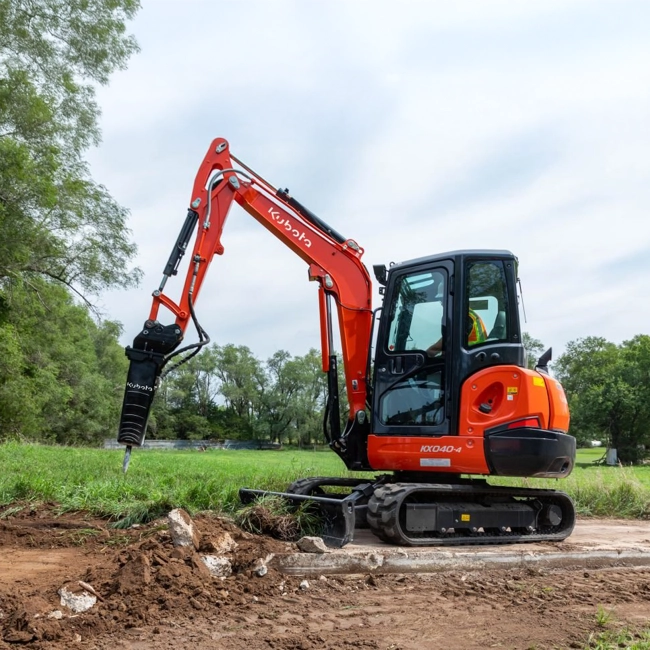 Excavators hover